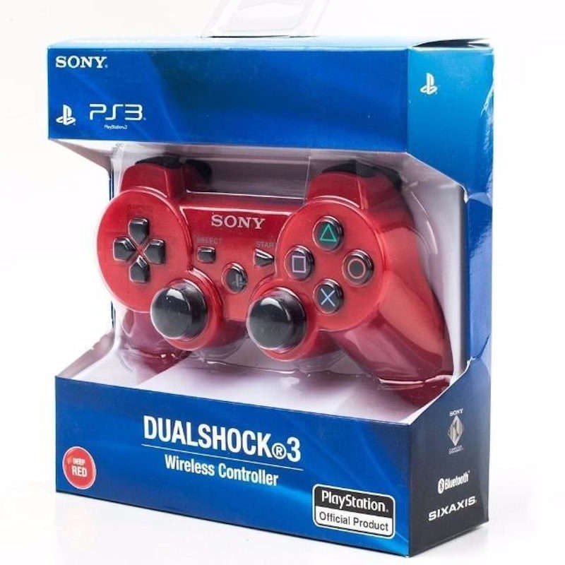 Joystick PS3 Inalámbrico Rojo